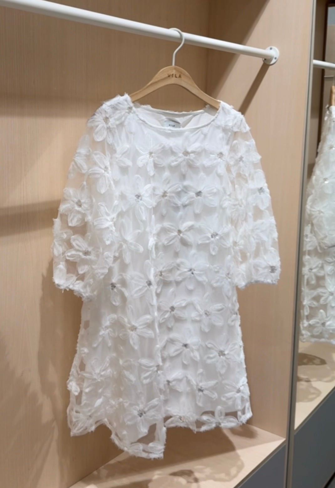 VIFLORA Short Dress - Snow White