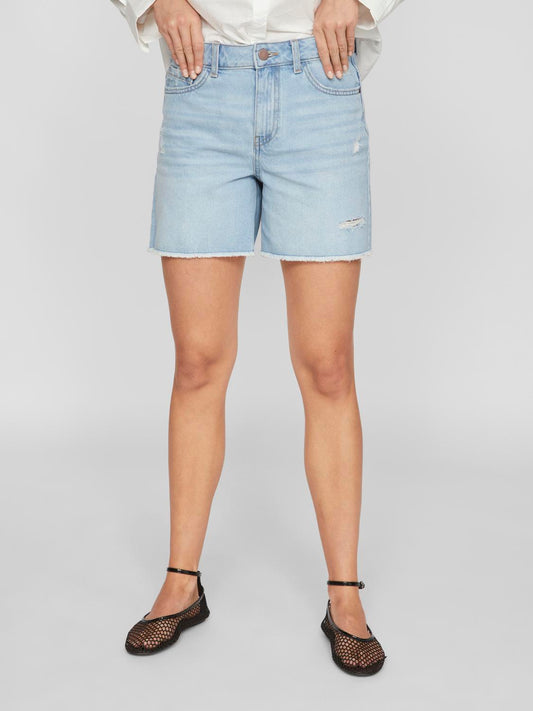 VICAM Shorts - Light Blue Denim