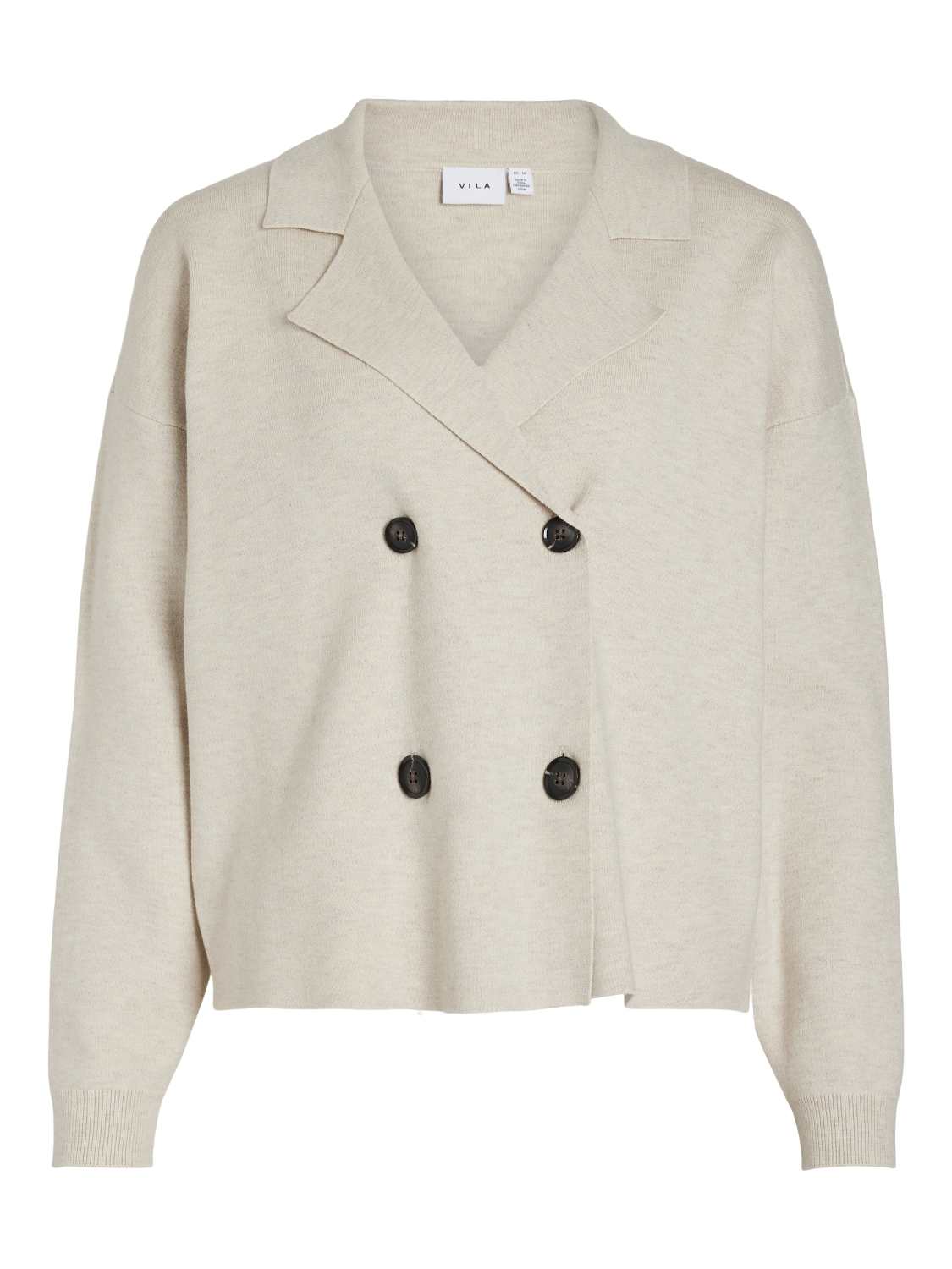 VIOLIVINJA Cardigan - Super Light Natural Melan