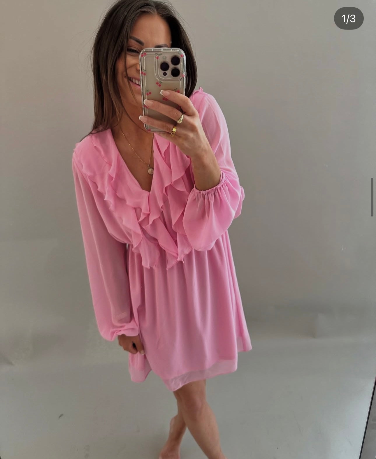 VIANE Short Dress - Bonbon