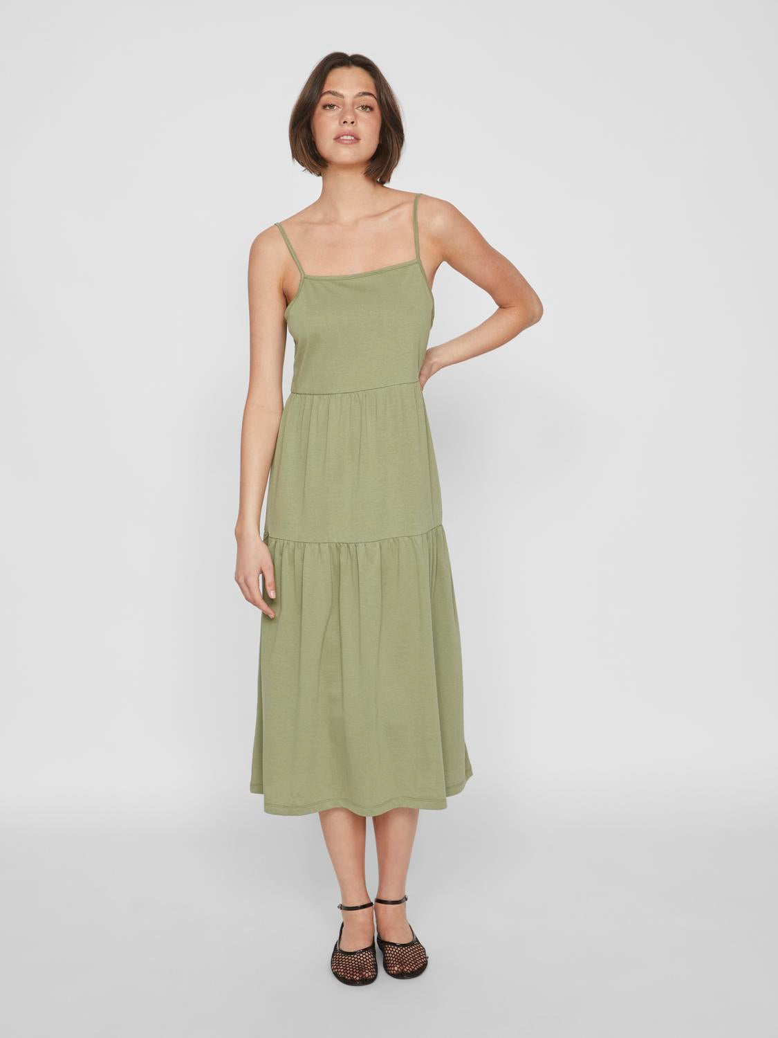 VISUMMER Dress - Oil Green