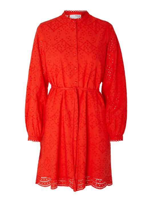 SLFTATIANA Dress - Flame Scarlet