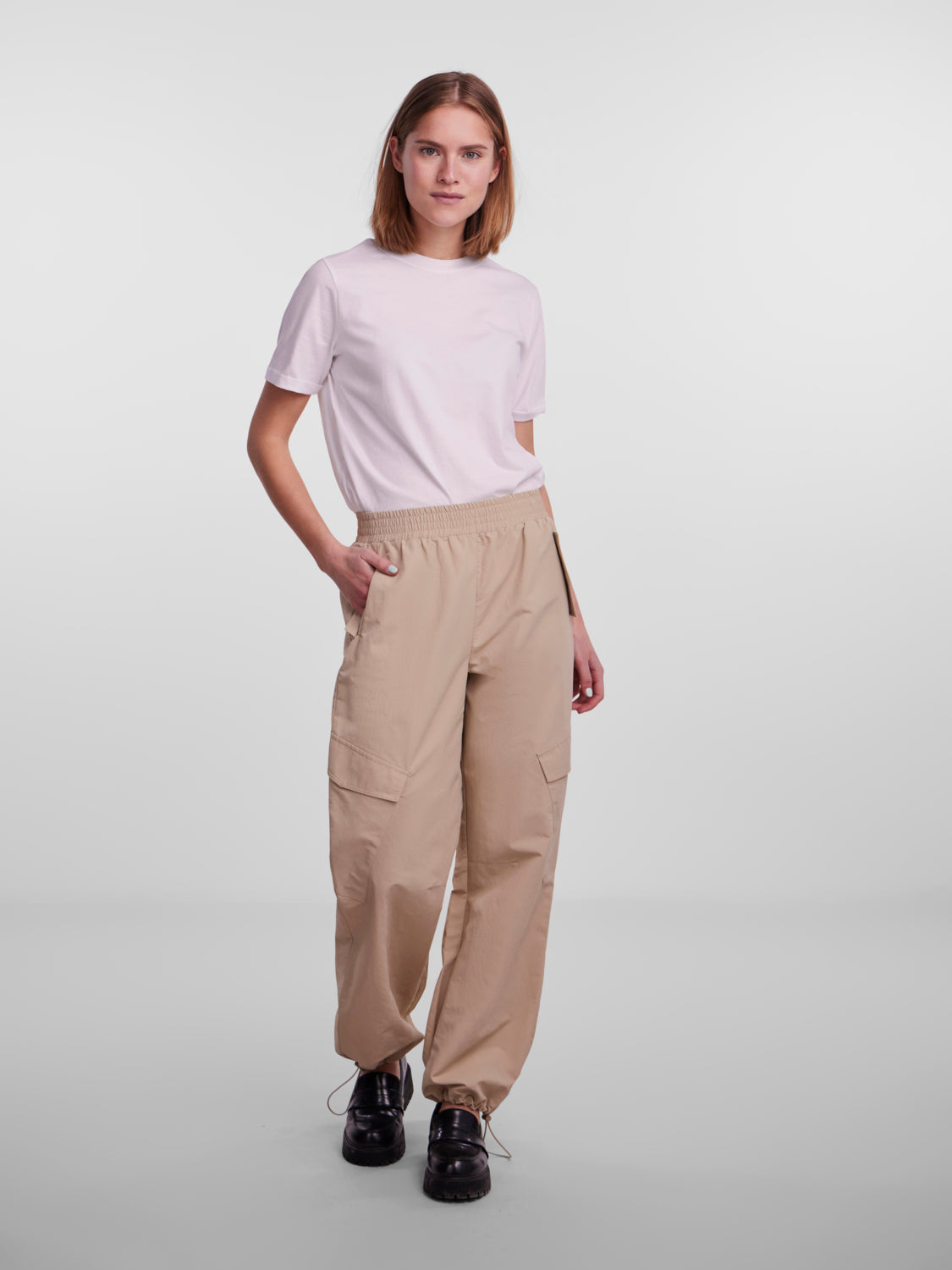 PCJILL Pants - White Pepper