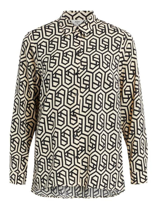 OBJMARTA Shirts - Sandshell