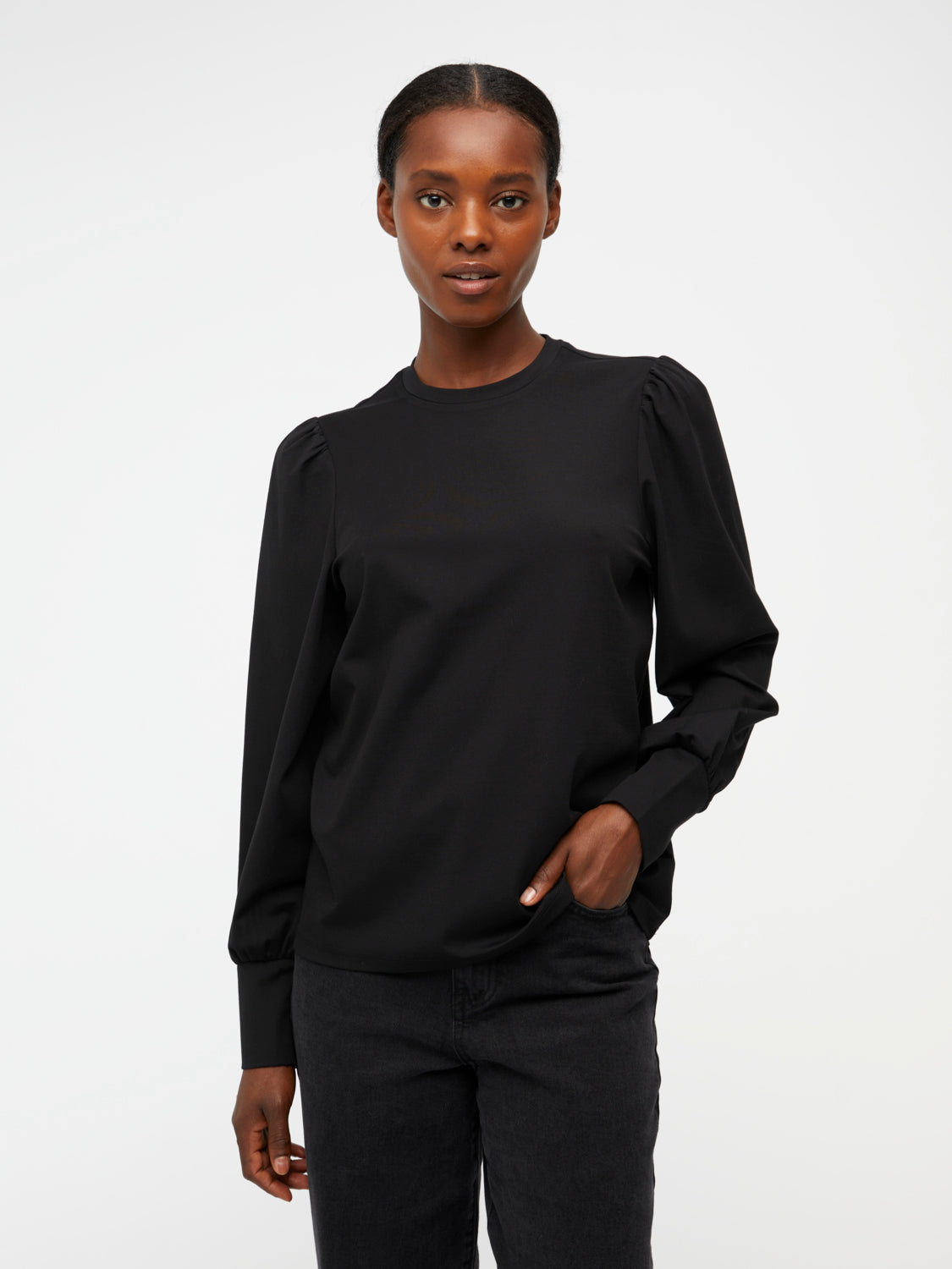 OBJCAROLINE Pullover - Black