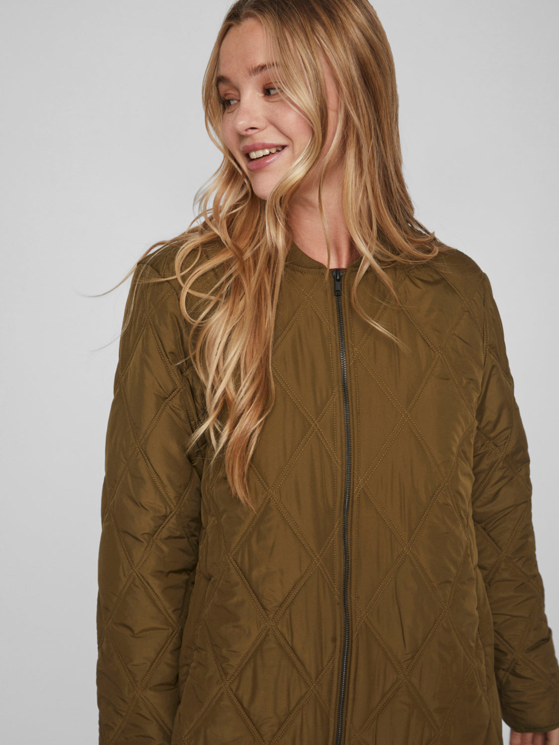 VIQUILA Coat - Dark Olive
