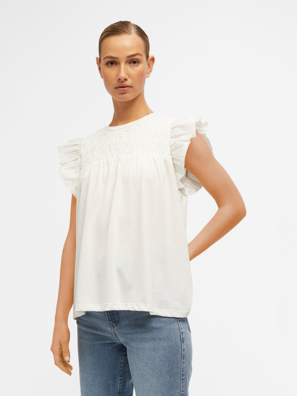 OBJLIPA T-Shirts & Tops - Cloud Dancer