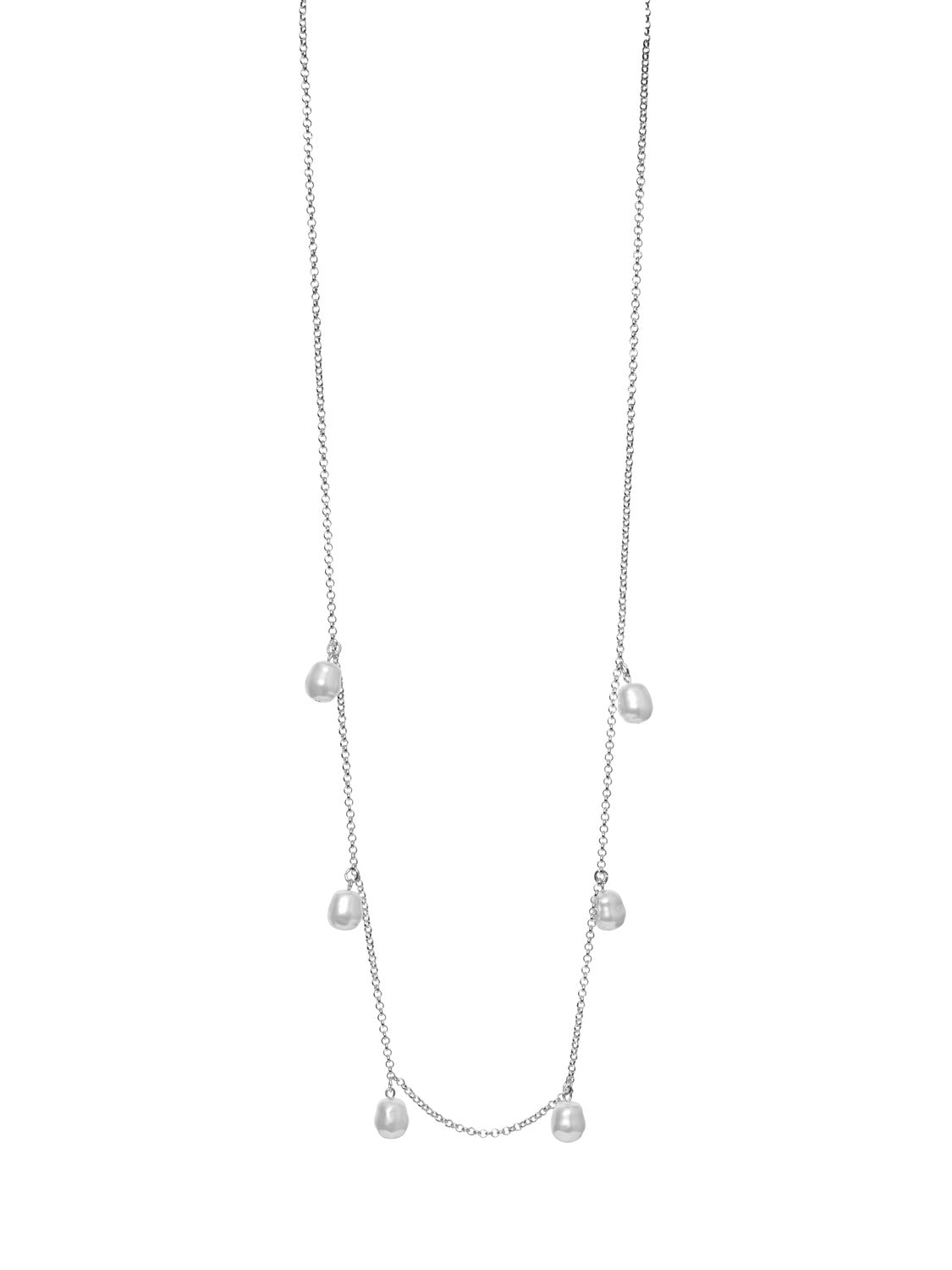 PCBLU Necklace - Silver Colour