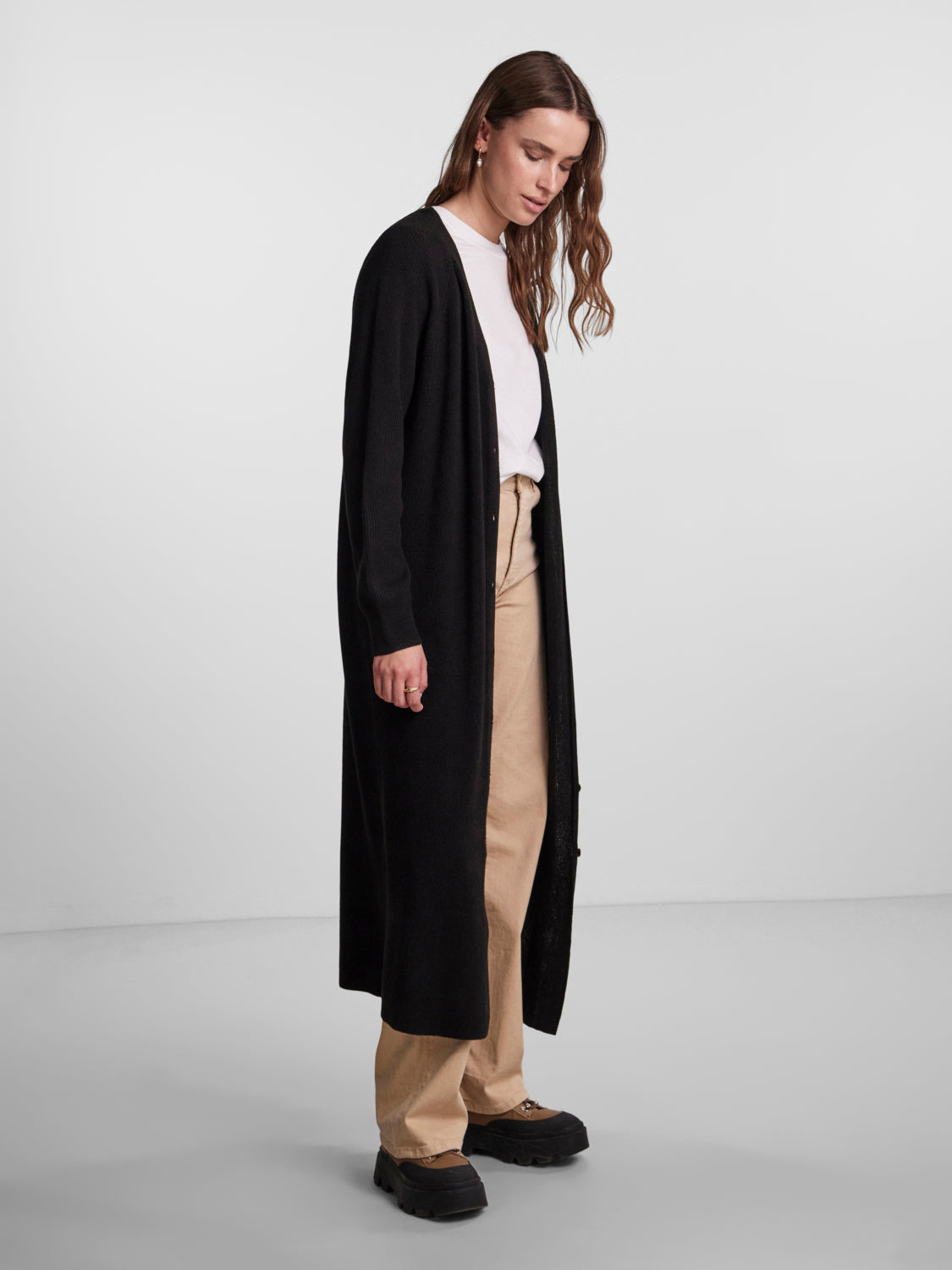 PCJANAE Cardigan - Black