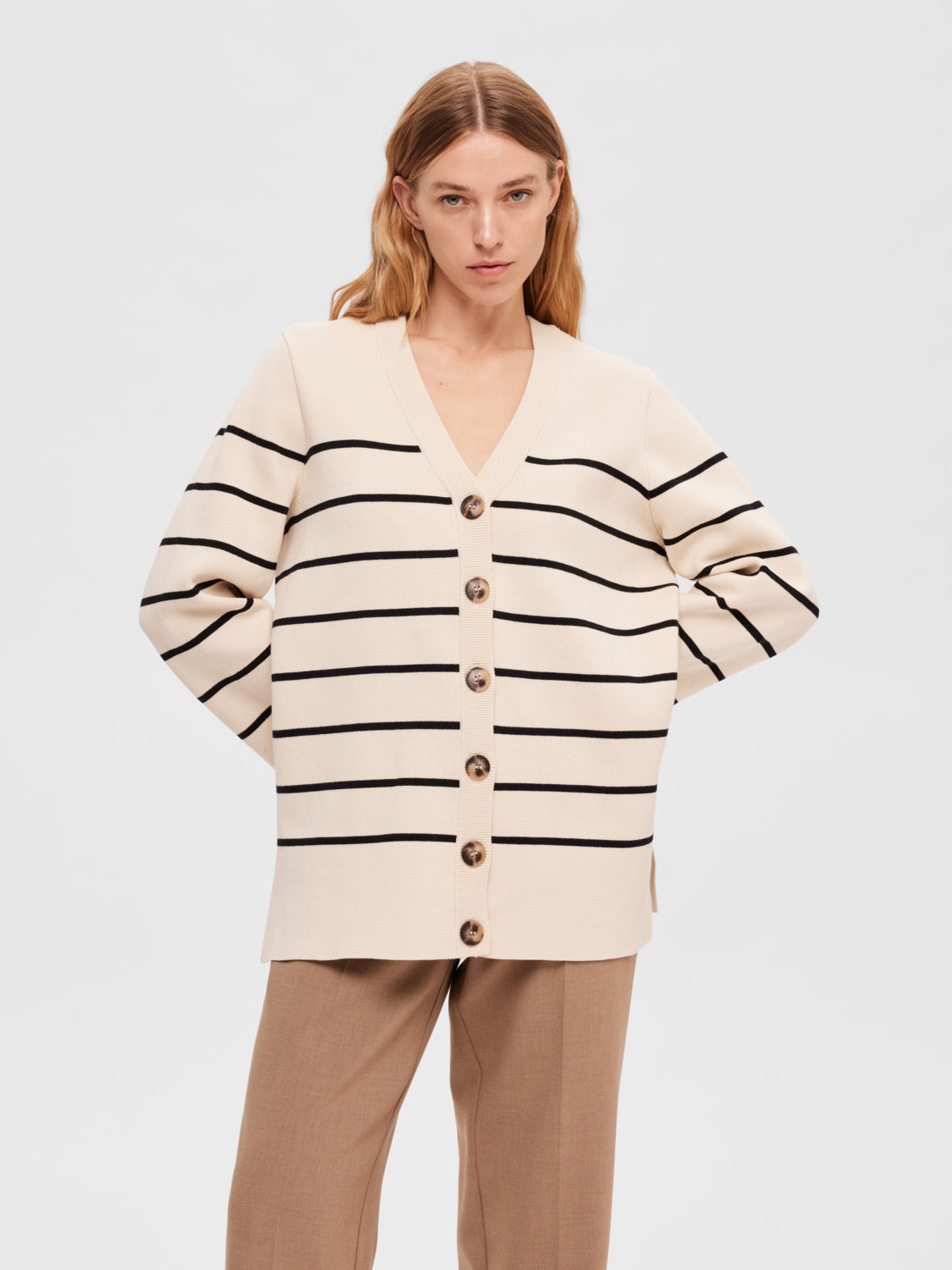 SLFLIVA Cardigan - Birch