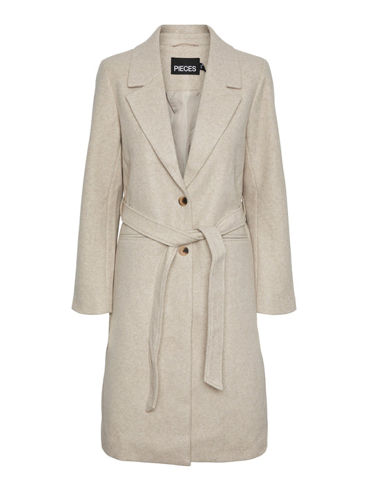 PCNASHA Coat - White Pepper