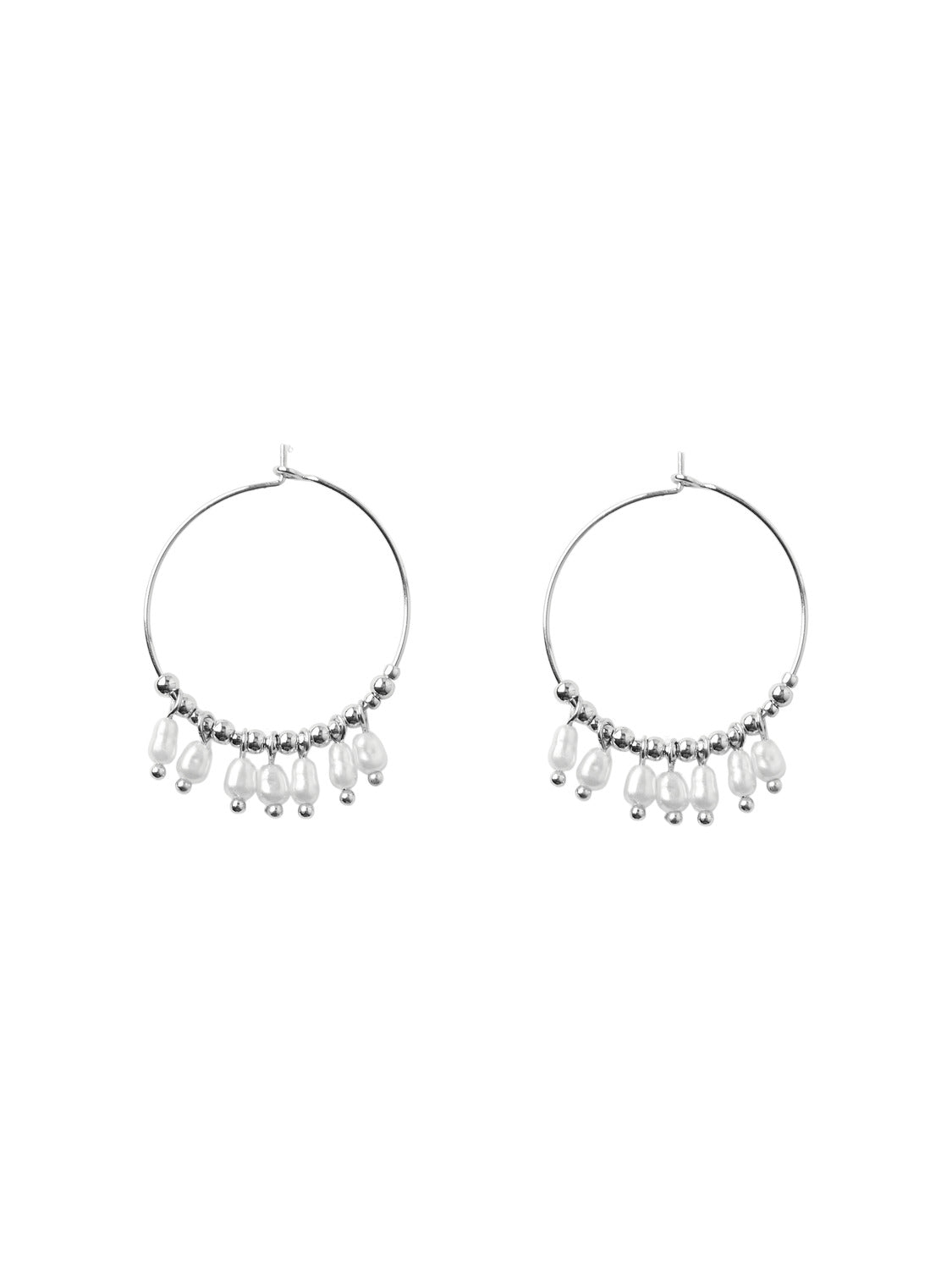 PCBEDULNA Earrings - Silver Colour