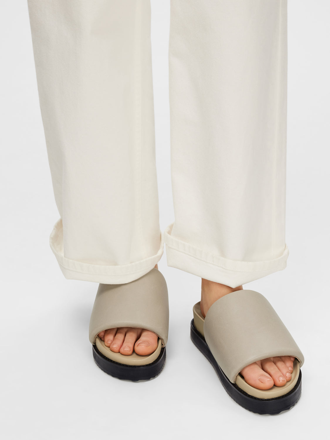 SLFSTINA Sandals - Chinchilla