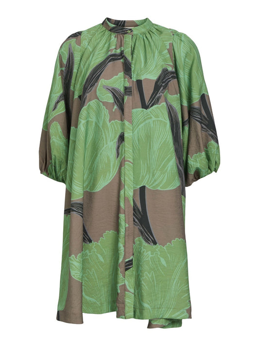 OBJRIBINI Dress - Fossil