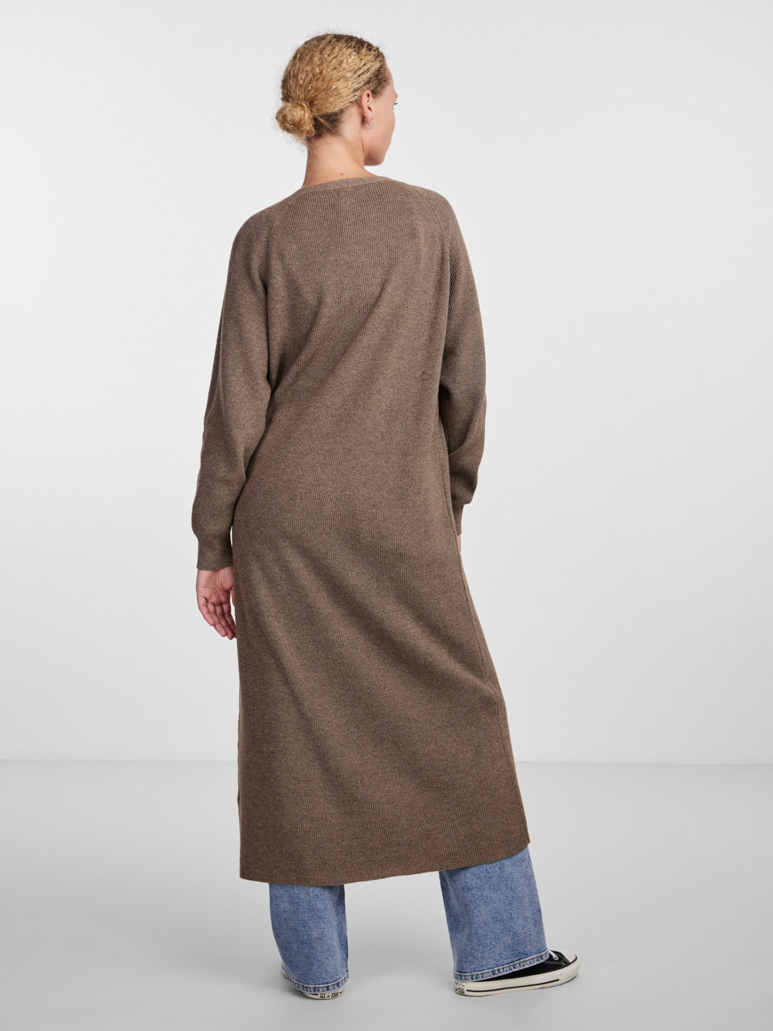 PCJANAE Cardigan - Fossil