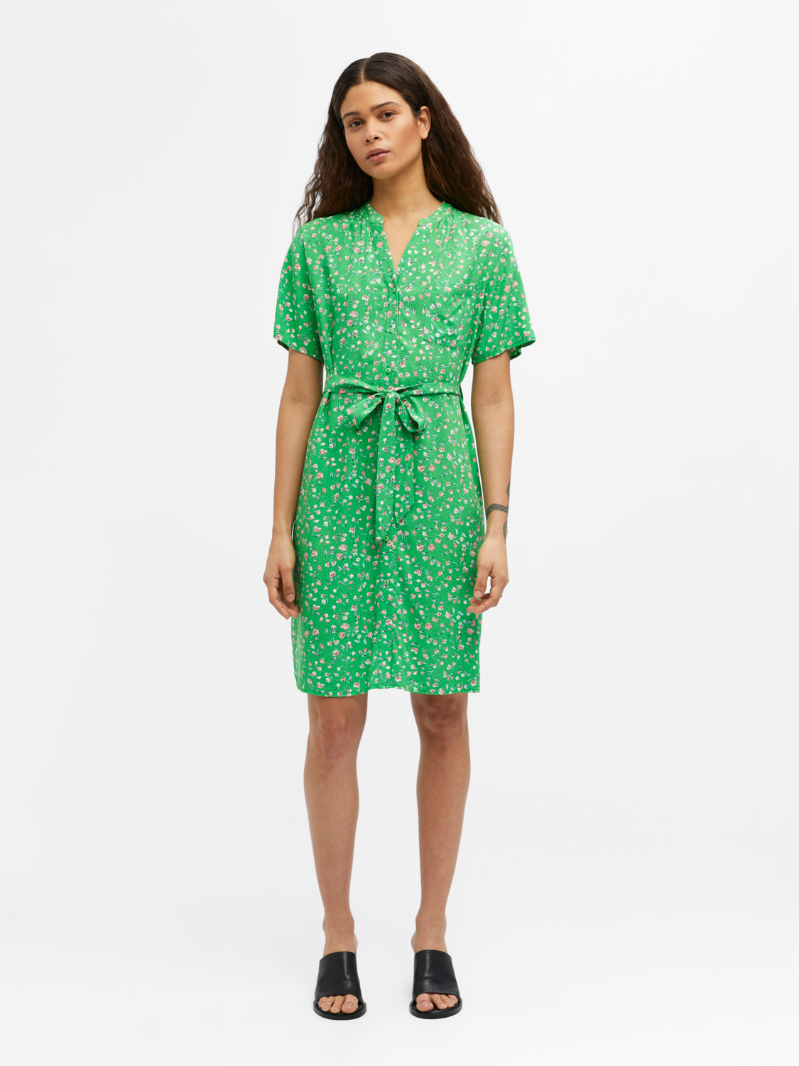 OBJEMA Dress - Fern Green
