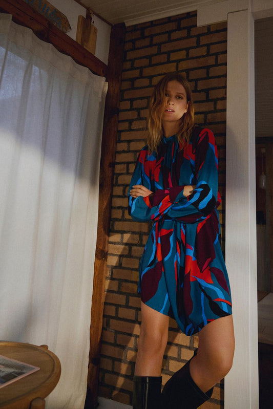 VIKIKKI Dress - Moroccan Blue