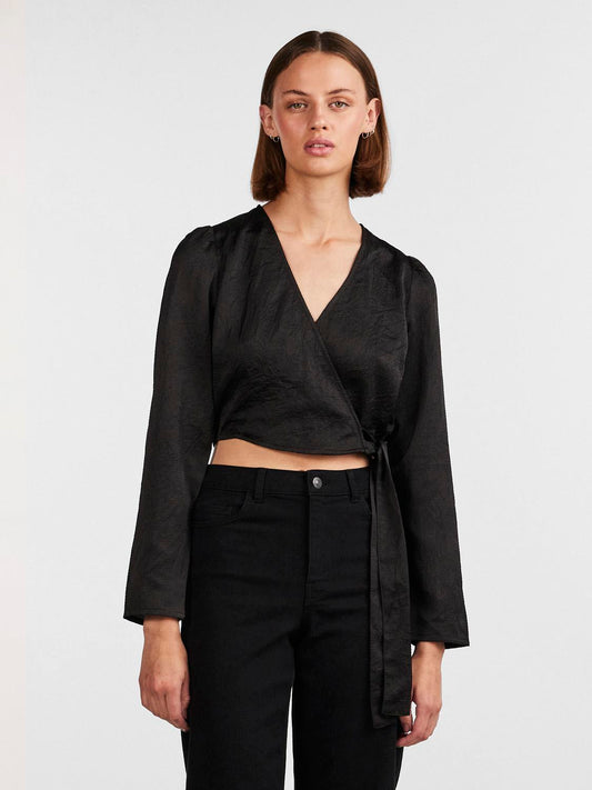 PCSENA T-Shirts & Tops - Black