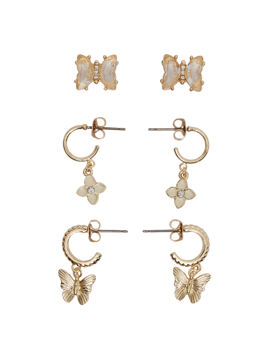 PCMIDUMA Earrings - Gold Colour