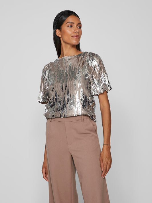 VIAMAYA T-Shirts & Tops - Silver
