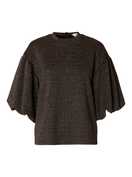 SLFAGNETHE T-Shirts & Tops - Black