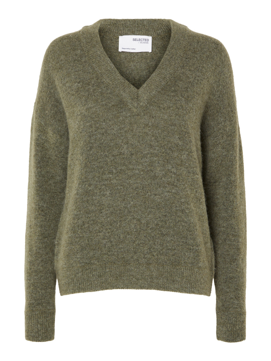 SLFMALINE Pullover - Dusky Green
