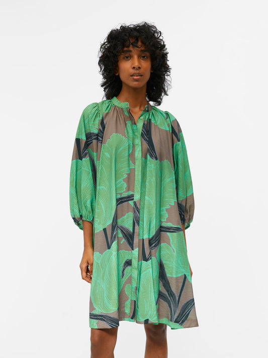 OBJRIBINI Dress - Fossil