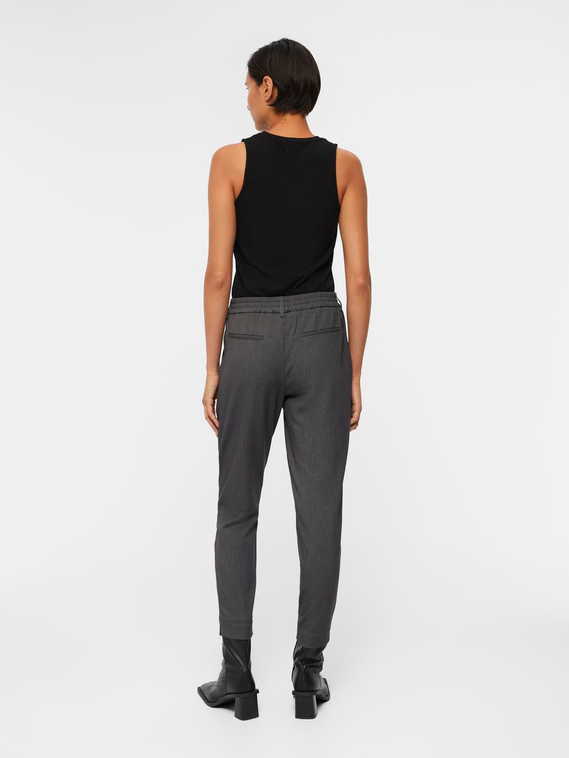 OBJLISA Pants - Medium Grey Melange