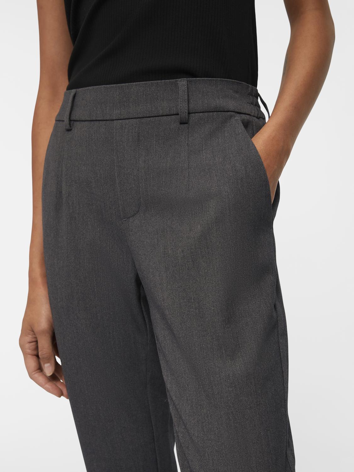 OBJLISA Pants - Medium Grey Melange