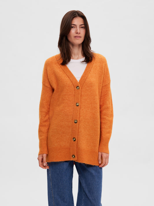 SLFMALINE Cardigan - Marmalade