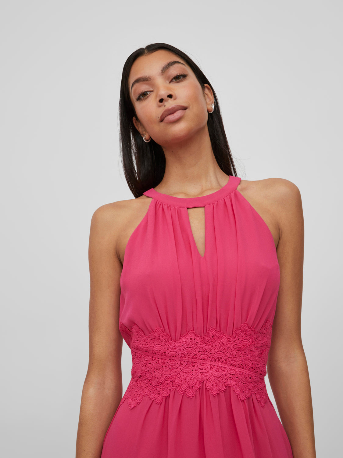 VIMILINA Dress - Pink Yarrow