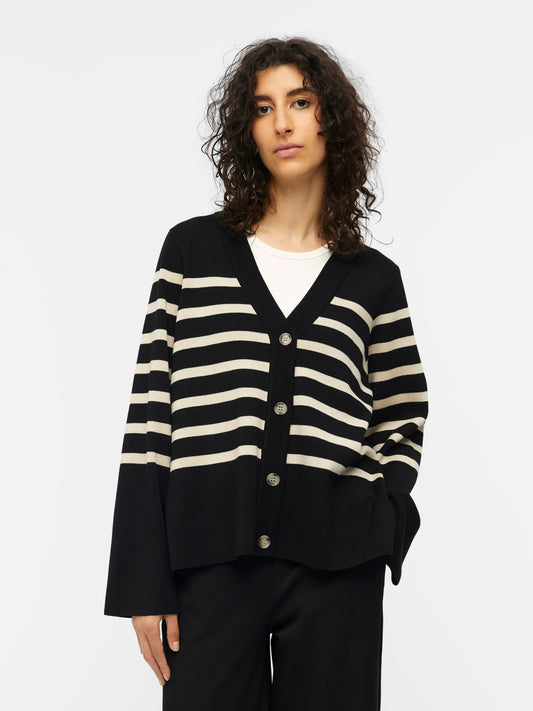 OBJESTER Cardigan - Black