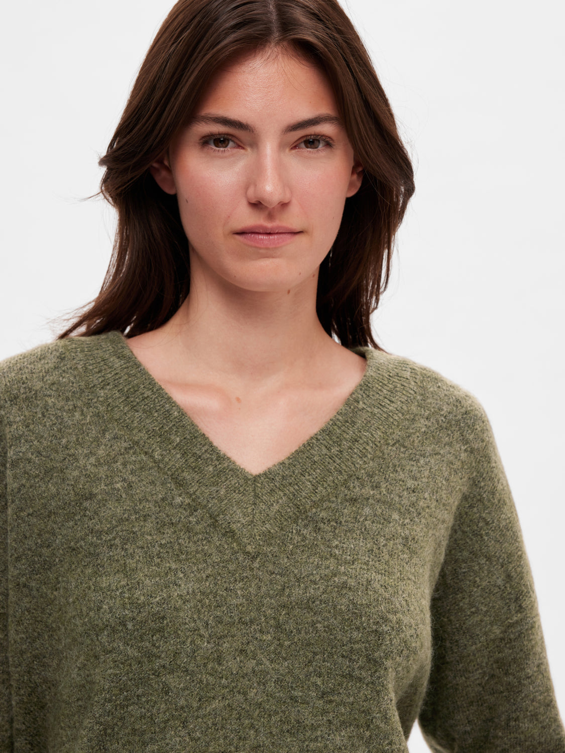 SLFMALINE Pullover - Dusky Green