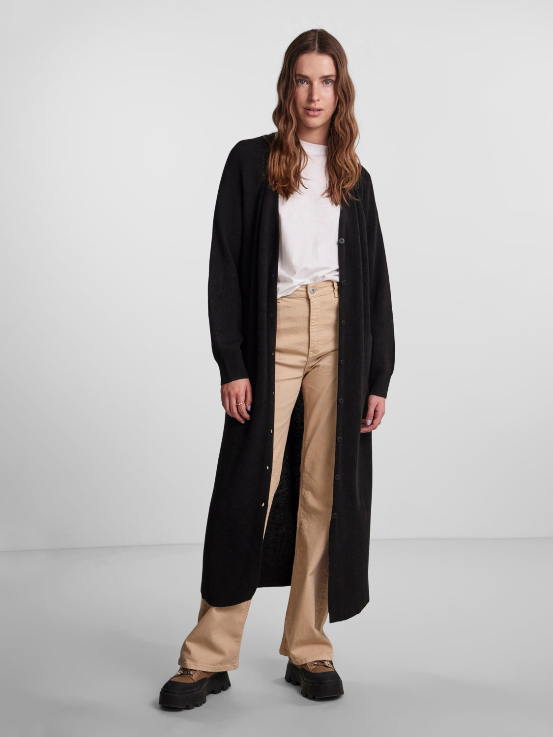 PCJANAE Cardigan - Black