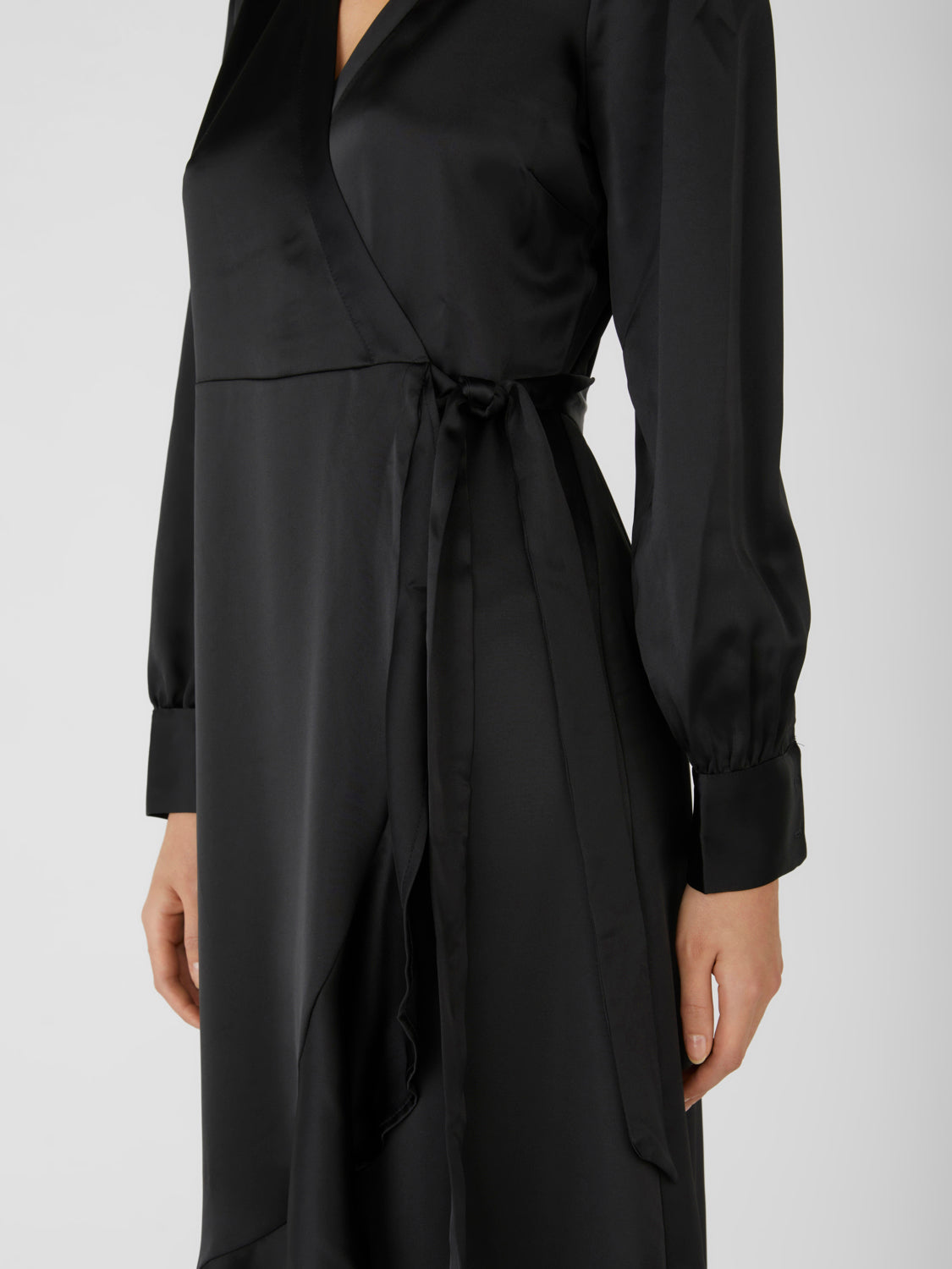 OBJSATEEN Dress - Black