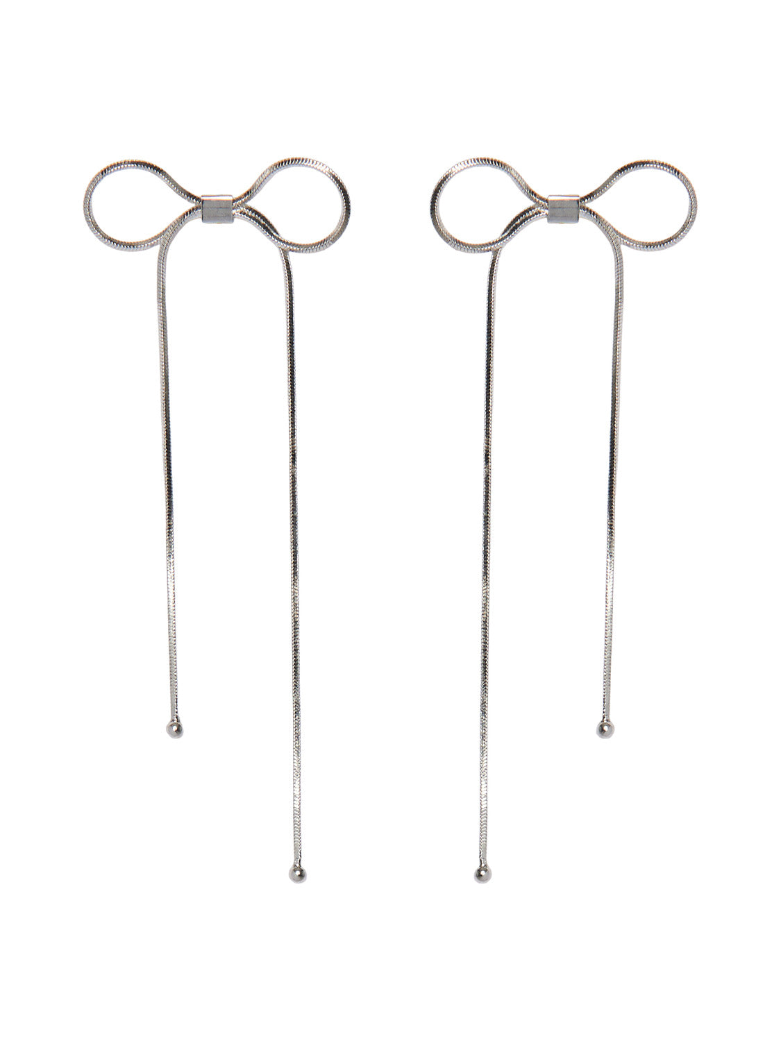 PCANNE Earrings - Silver Colour