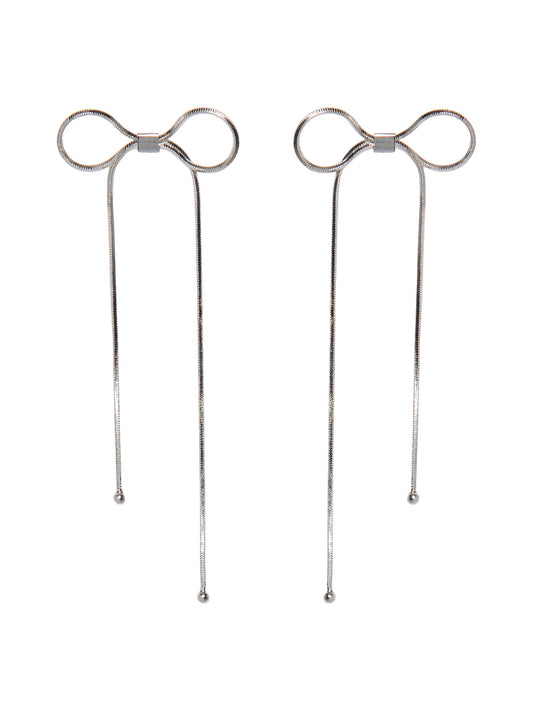 PCANNE Earrings - Silver Colour