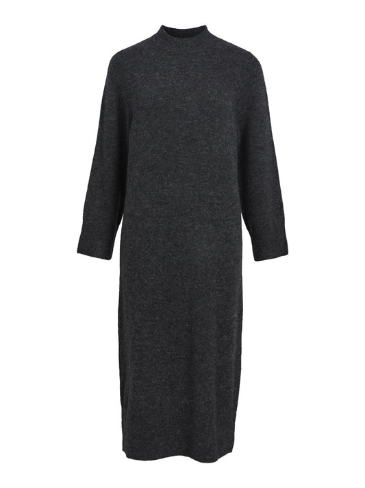 OBJGEROMIA Dress - Dark Grey Melange
