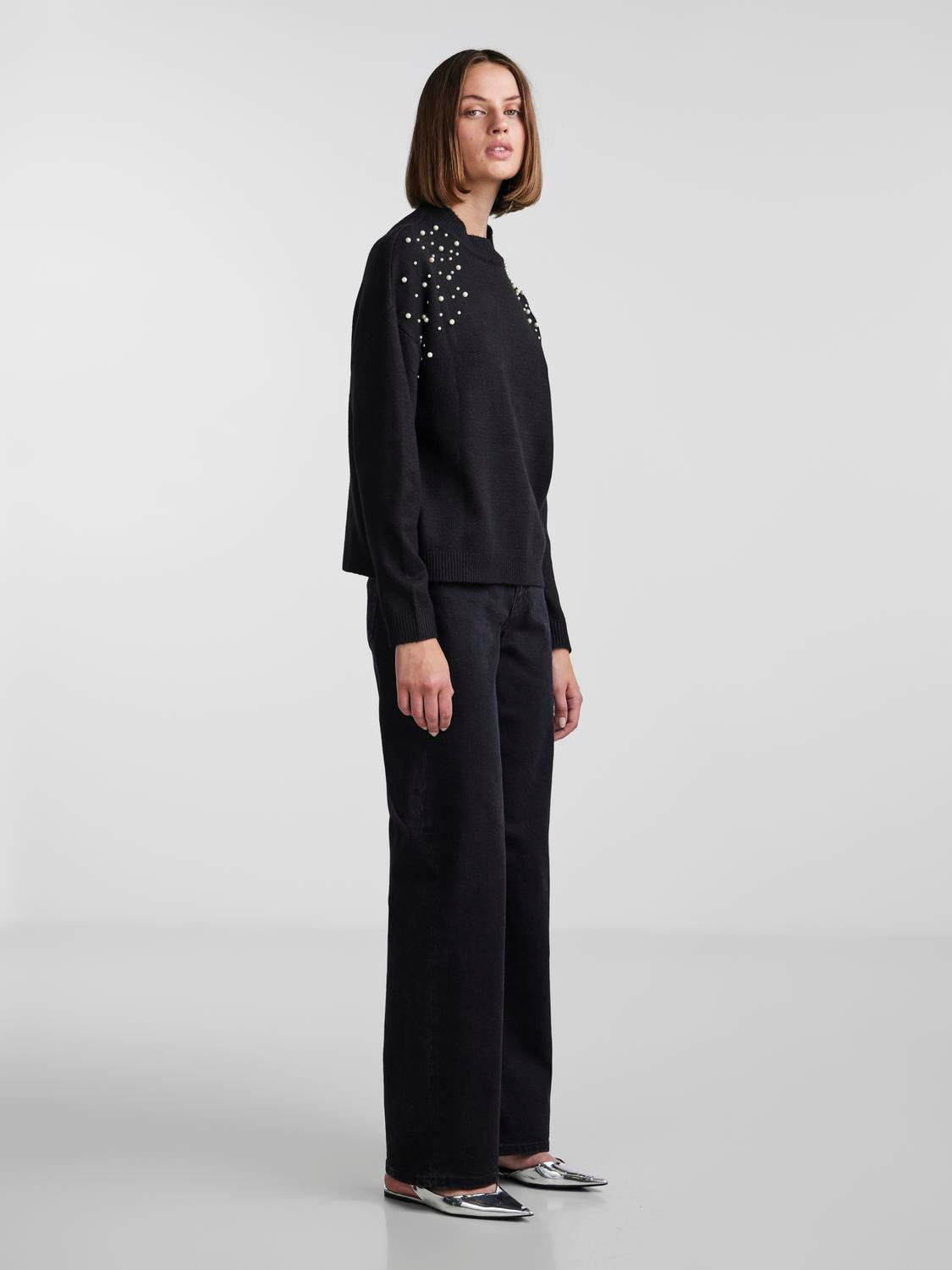 PCPEARLA Pullover - Black