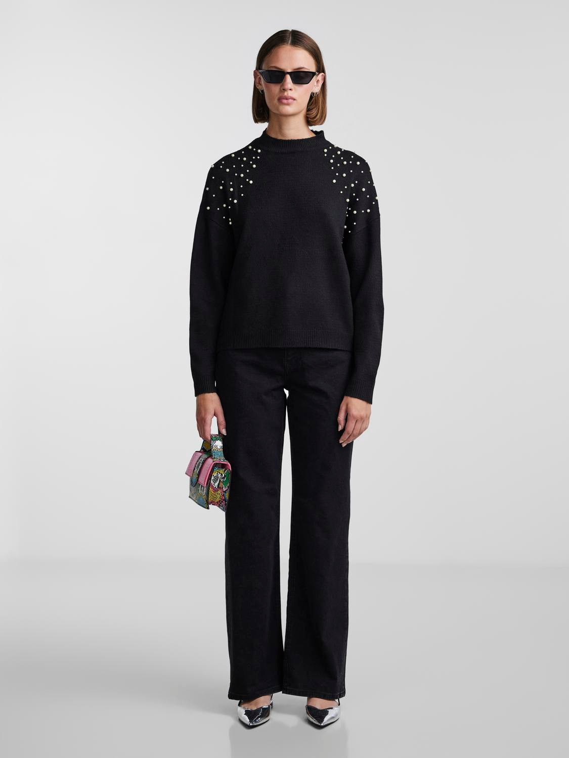 PCPEARLA Pullover - Black